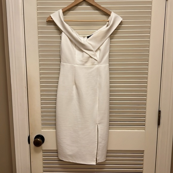 Lulus Cocktail Dress in White, Size XSmall, EUC - Picture 3 of 14